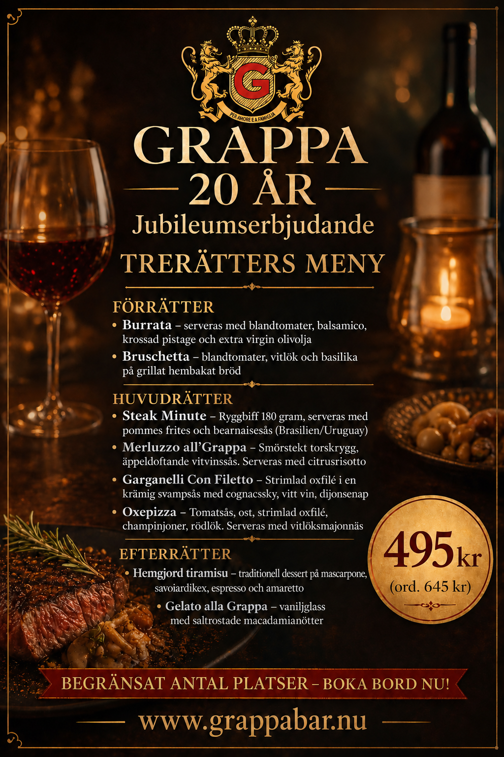 Boka bord på Alla hjärtansdag