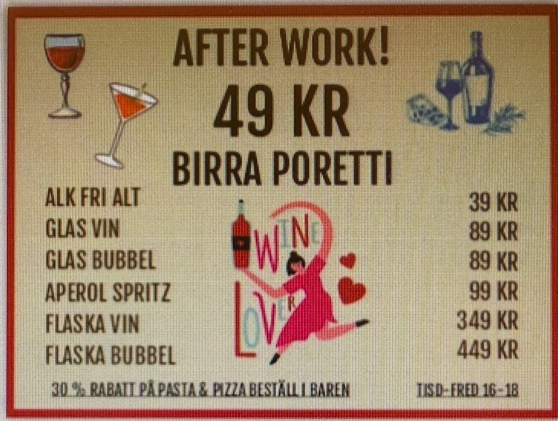 Boka bord på Alla hjärtansdag